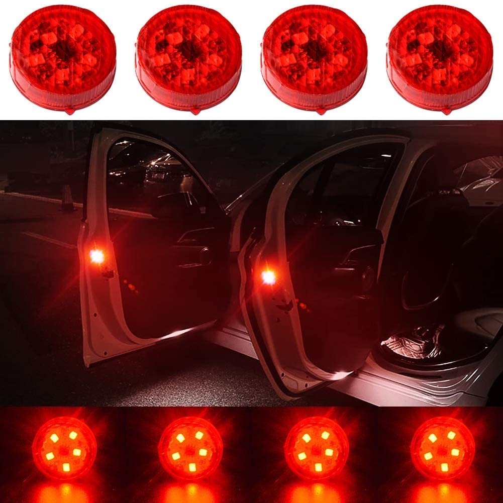 Feu de porte anti-collision clignotant à LED pour voiture