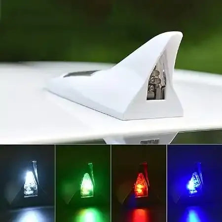 Antenne LED SolarGlow™ en forme d'aileron de requin