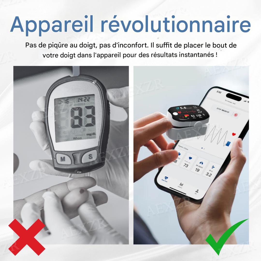 Appareil de surveillance du glucose de précision