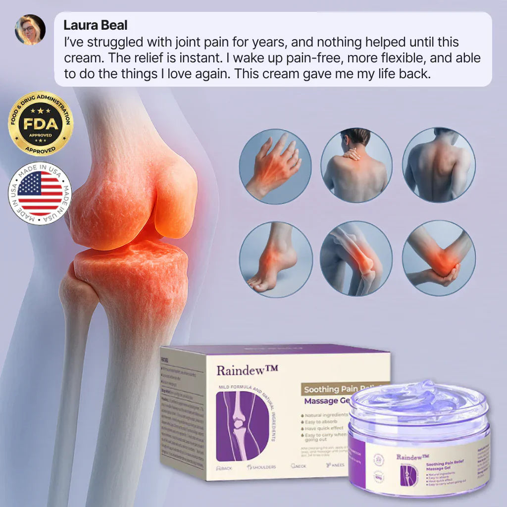 Gel de massage apaisant pour l'arthrite au curcuma et à l'huile d'émeu 👨⚕️
