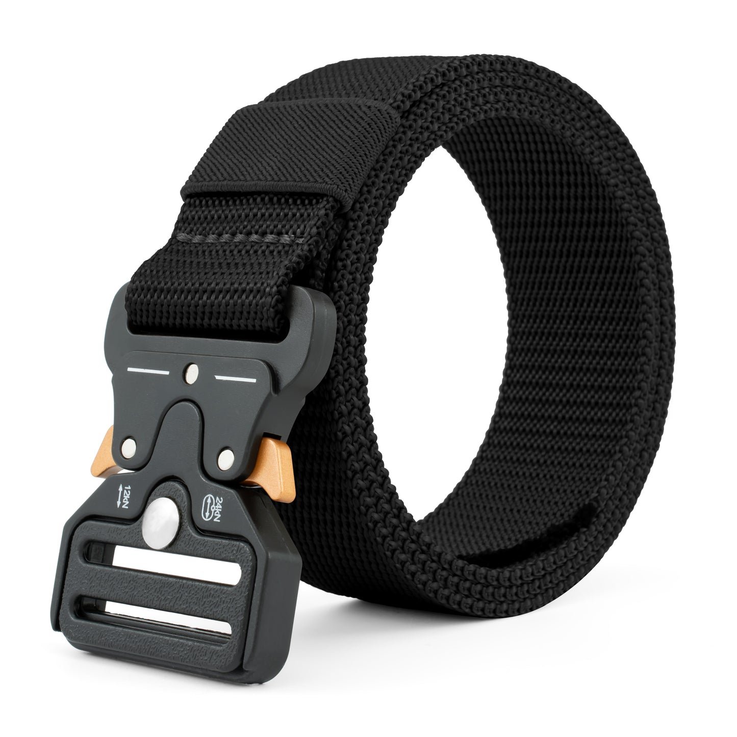Ceinture Style Militaire (Noir)