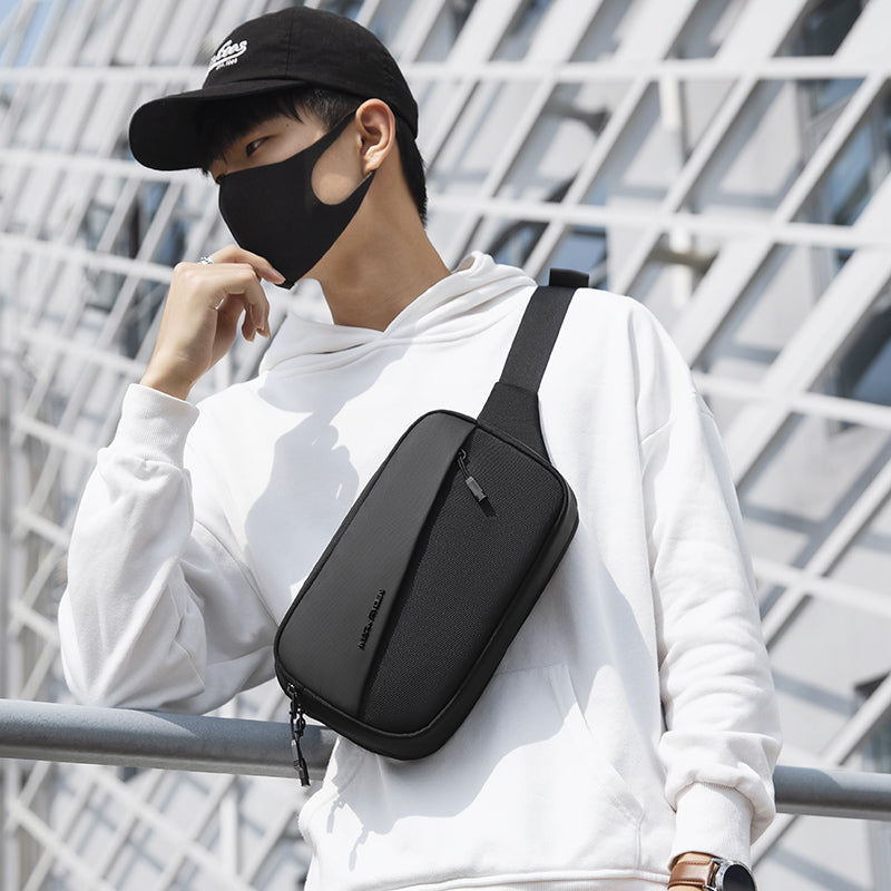 Mini sac à bandoulière multipoches pour hommes