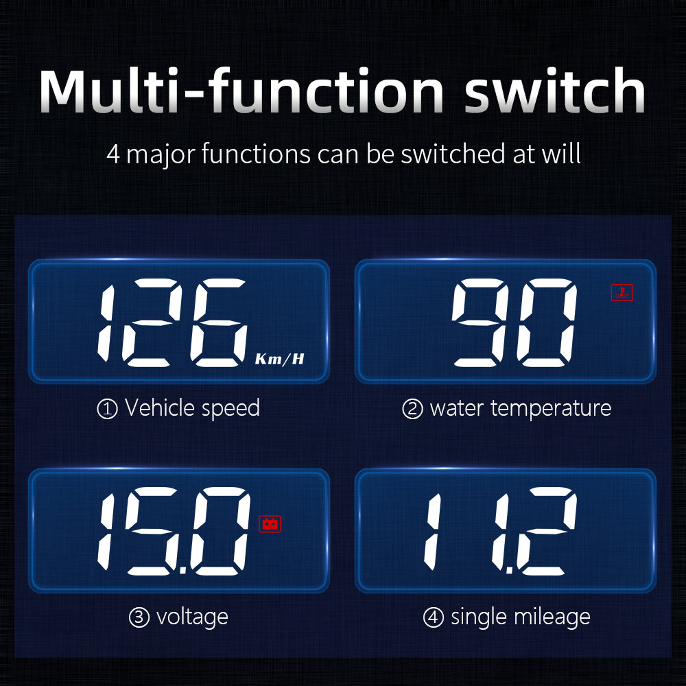 Compteur De Vitesse Projecteur Universel OBD2