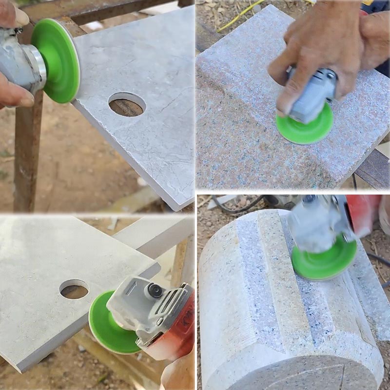 Disque abrasif diamanté pour l'ébarbage et le polissage des carreaux