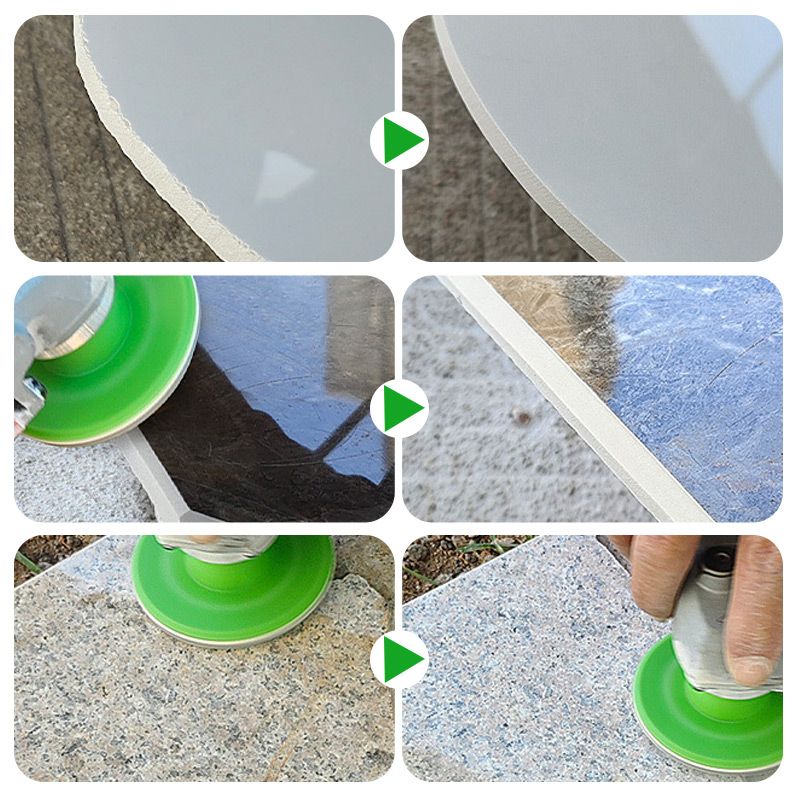 Disque abrasif diamanté pour l'ébarbage et le polissage des carreaux