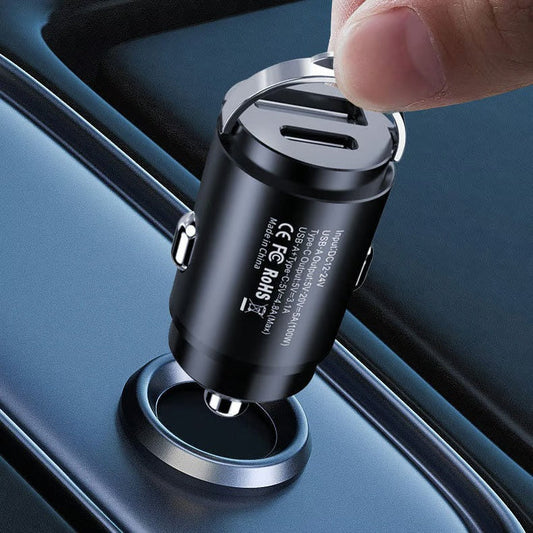 🔥-Chargeur de voiture multi-compatible 100 W à charge rapide