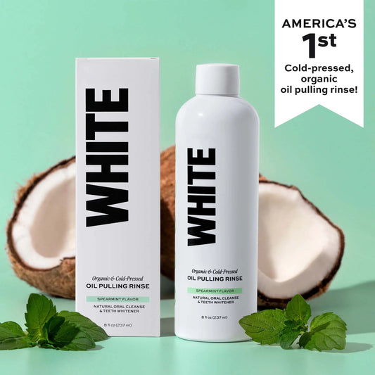 Bain de bouche à l'huile de menthe verte