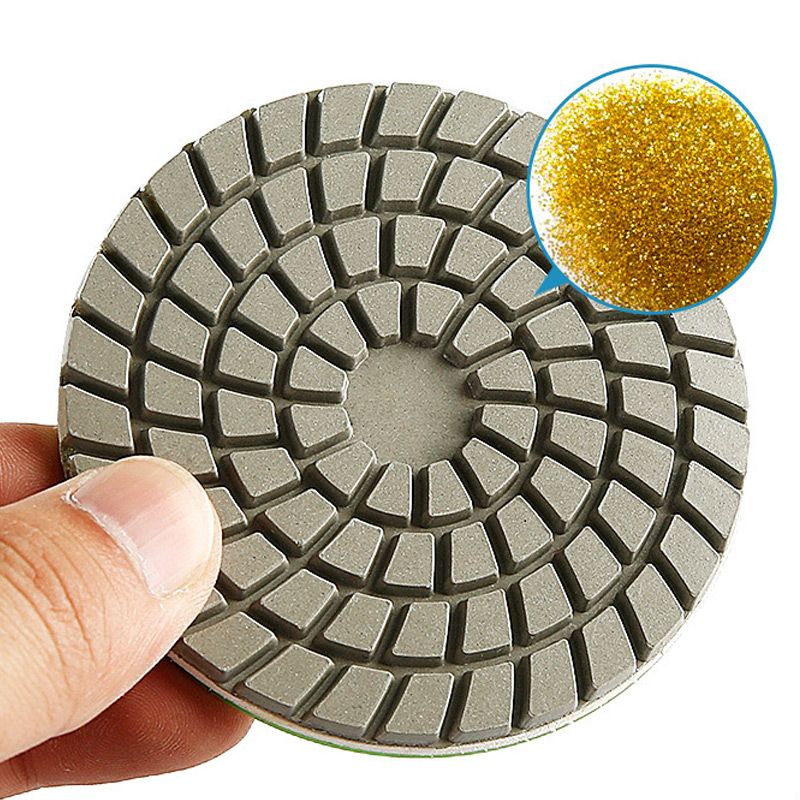 Disque abrasif diamanté pour l'ébarbage et le polissage des carreaux